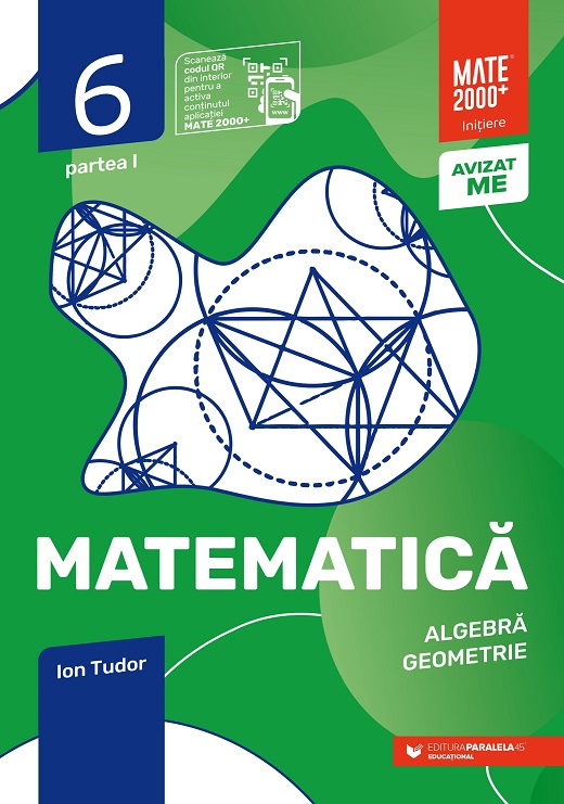 Matematică. algebră, geometrie. caiet de lucru. clasa a vi-a. inițiere. partea i